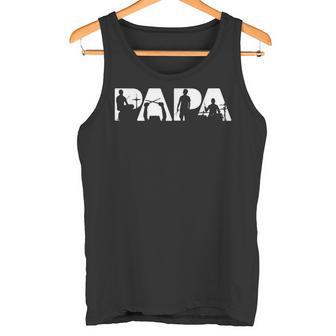 Dad Drum Kit Retrointage Drummer Tank Top - Geschenkecke