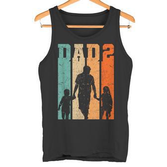 Dad Hoch 2 Zwei Papa Son Tocher Tank Top - Geschenkecke