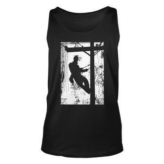 Daddy Father Lineman Electric Cable Lineman Gif Tank Top | Mazezy