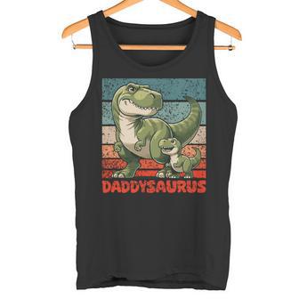 Daddysaurusatertag Bester Daddy T-Rex Papa Tank Top - Geschenkecke