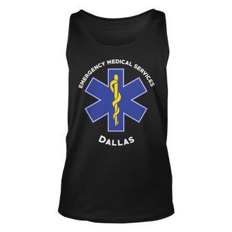 Dallas Texas Ems Paramedic Emt Uniform Medical Tank Top | Mazezy