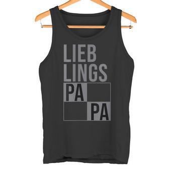 Damen Lieblingspapa Zusammengehöriges Familien Geschenk Für Papa Mit-Ausschnitt Tank Top - Geschenkecke