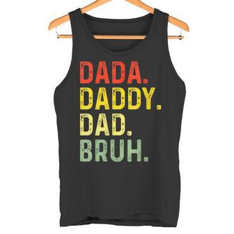 Damen Männer Papa Papa Bruhatertagintage Lustigater Mit-Ausschnitt Tank Top - Geschenkecke