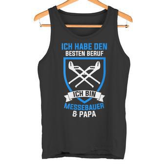 Damen Messebau Papaateratertag Messebauer Mit-Ausschnitt Tank Top - Geschenkecke