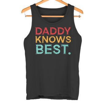 Damen Papa Weiß Es Am Besten Papa Papa Poppaater Stiefvater Ehemann Mit-Ausschnitt Tank Top - Geschenkecke