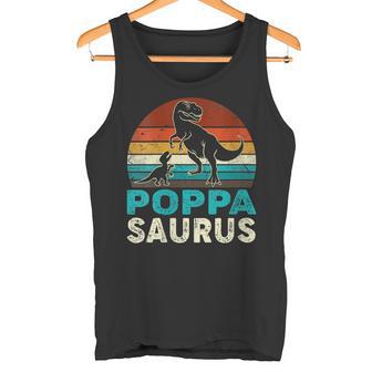 Damen Passender Familien-Poppasaurus T-Rex Dinosaurier Für Papa Opa Mit-Ausschnitt Tank Top - Geschenkecke