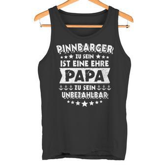 Damen Pinneberger Papa Sprüche Pinnbarger Männer Pinnbarg Mit-Ausschnitt Tank Top - Geschenkecke