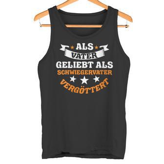 Damen Schwiegervaterater Schwiegerpapa Papaatertag Mit-Ausschnitt Tank Top - Geschenkecke