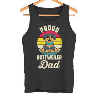 Damen Stolzer Rottweiler Papa Rottweiler Papa Mit-Ausschnitt Tank Top - Geschenkecke