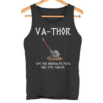 Damenathoratertagatertag Geschenk Papaater Mit-Ausschnitt Tank Top - Geschenkecke