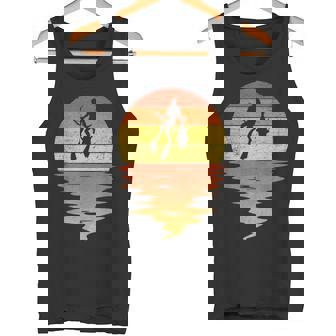 De Pesca Submarina Retro Atardecer 70Sintage Pesca Submarina Camiseta sin mangas - Regaloses