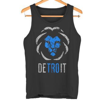 Detroit 313 Lion Tank Top - Seseable