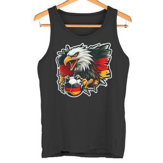 Deutsch Banner Fan Deutschland Flagge Wütender Adler Tank Top - Geschenkecke