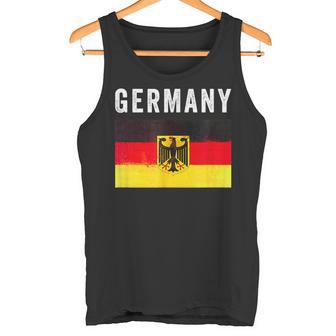 Deutschland Flagge Mit Wappen Deutschland Flagge I Love Deutschland Tank Top - Geschenkecke