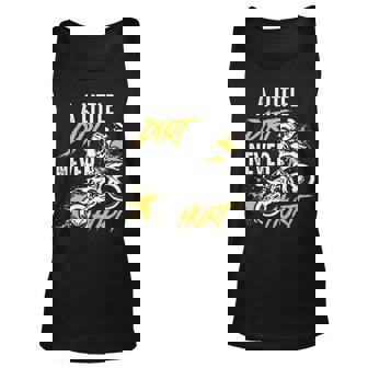 Dirt Bike Dirt Never Hurt Motocross Tank Top | Mazezy