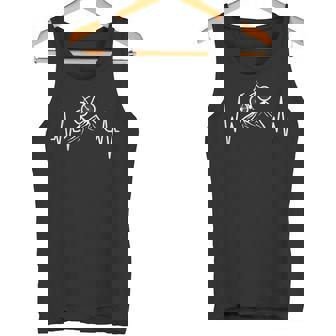 Divertido Ciclismo Heartbeat Bicicleta Bicicleta De Montaña Bicicleta Camiseta sin mangas - Regaloses
