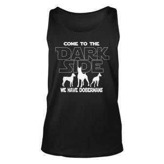 Doberman Dog Lovers Come To The Dark Side Tank Top | Mazezy UK