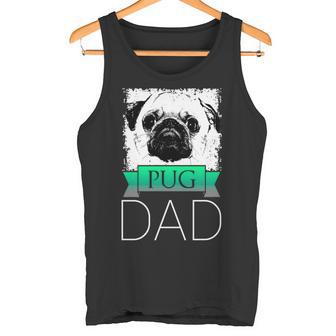 Dog Dad Pug Hunde Mops Papa Tank Top - Geschenkecke