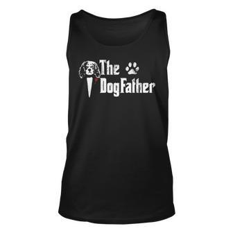 The Dogfather Cavalier King Charles Spaniel Dog Dad Tank Top | Mazezy UK