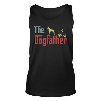 The Dogfather Dog Doberman Pinscher Tank Top | Mazezy