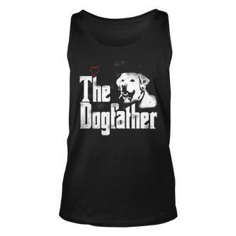 The Dogfather Labrador Dad T Fathers Day Tank Top | Mazezy