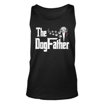 The Dogfather Poodle Face Tank Top | Mazezy