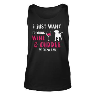 Drink Wine And Cuddle Tank Top | Mazezy