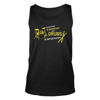 Drum Is Important Tank Top | Mazezy