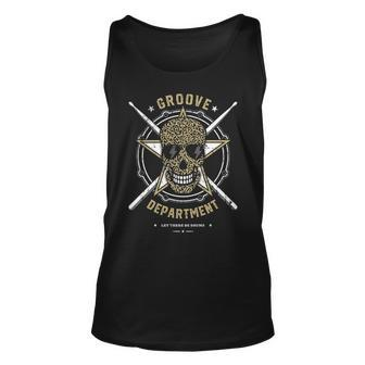 Drummer Groove Department For Rock Heavy Metal Musician Tank Top | Mazezy AU