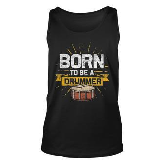 Drums Born To Be A Drummer Tank Top | Mazezy