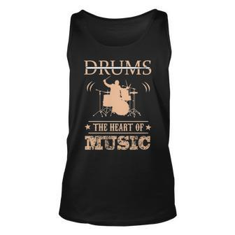 Drums The Heart Of Music Tank Top | Mazezy