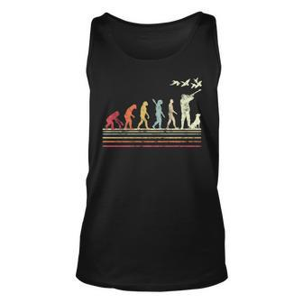 Duck Hunting Evolution Retro Style For Duck Hunters Tank Top | Mazezy
