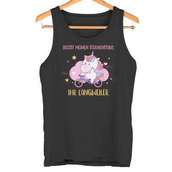 Eats Meinen Sternenstaub Ihr Langweiler Unicorn Bicycle Tank Top - Geschenkecke