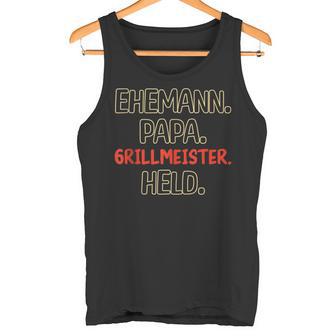 Ehemann Papa Grillmeister Tank Top - Geschenkecke