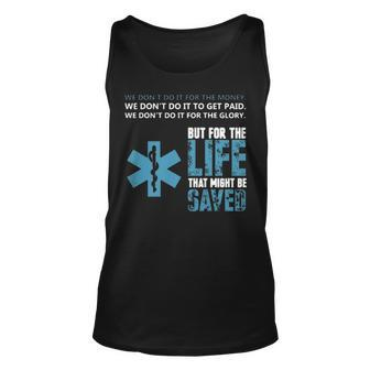 Emt For The Life That Might Be Saved Tank Top | Mazezy