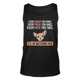 Every Snack Chiweenie Cute Puppy Owner Dog Lover Gif Tank Top | Mazezy