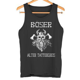 Evil Alter Mann Papa Grandpaiking Evil Alter Tattergreis Tank Top - Geschenkecke