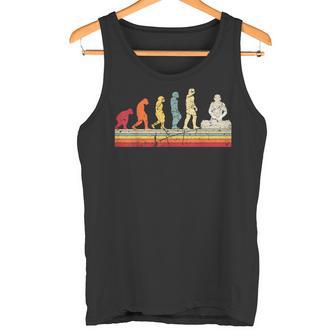 Evolución Del Hombre Dj Technoinilo Retrointage Música Camiseta sin mangas - Regaloses
