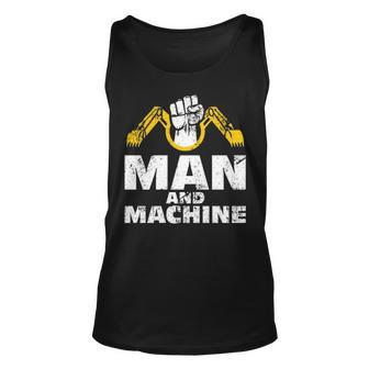 Excavator Worker Buidling Dredge Driver Tank Top | Mazezy