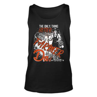 Being A Farmer Dad Tank Top | Mazezy