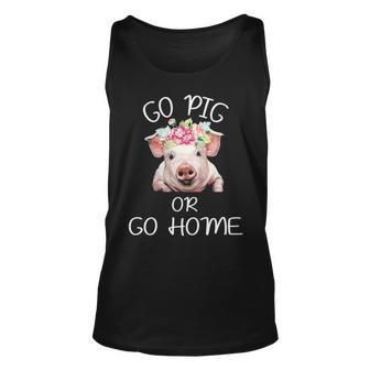 Farmer Go Pig Or Go Home Tank Top | Mazezy DE