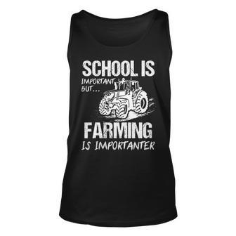 But Farming Is Importanter Tractor Farm Farmers Tank Top | Mazezy