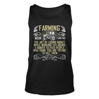 Farming Noun Farmer T Tank Top | Mazezy