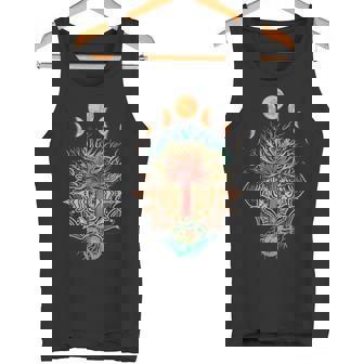Fase Luna Om Espiritualidad & Símbolo Del Árbol De Meditación Camiseta sin mangas - Regaloses