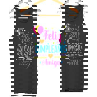 Feliz Cumpleanos Amiga-Feliz Cumpleaños Amiga Español Camiseta sin mangas - Regaloses