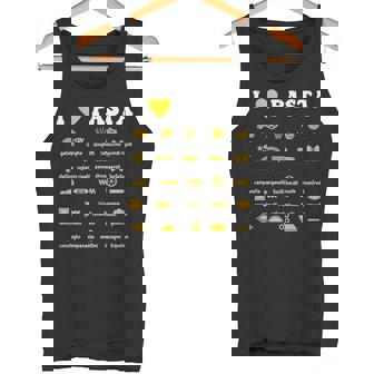 Fideosariedades De Pasta Espaguetis Italia Pasta De Regalo Camiseta sin mangas - Regaloses