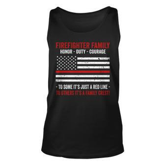 Firefighter Family Tank Top | Mazezy CA