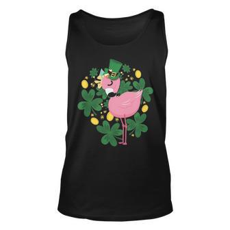 Flamingo St Patrick Day Pink Bird Lover Tank Top | Mazezy UK