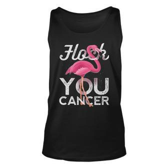 Flock You Cancer Flamingo Breast Cancer Awareness Tank Top | Mazezy