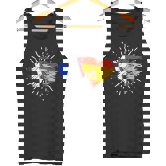 Francia España Amistad Corazon Francia Italiano Camiseta sin mangas - Regaloses